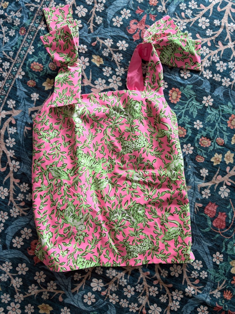 Pink Floral Lilly Pulitzer size 10 - Anders Top NWT